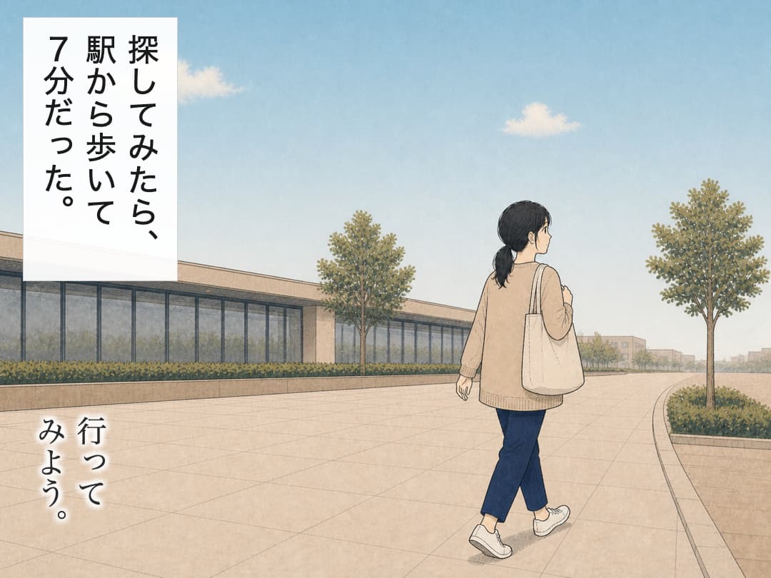 6/駅から歩いて7分。その場所はあった