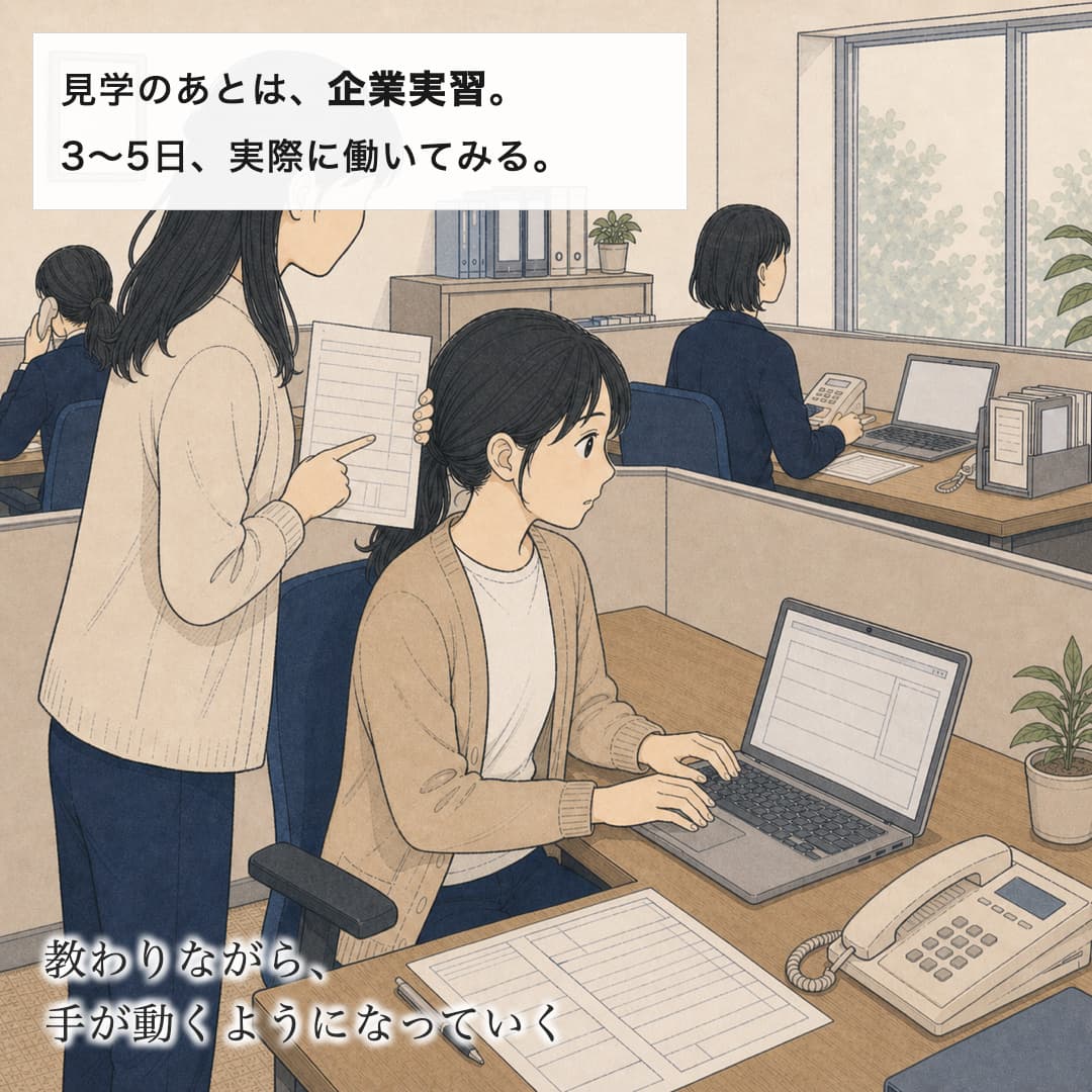 35/企業実習・事務