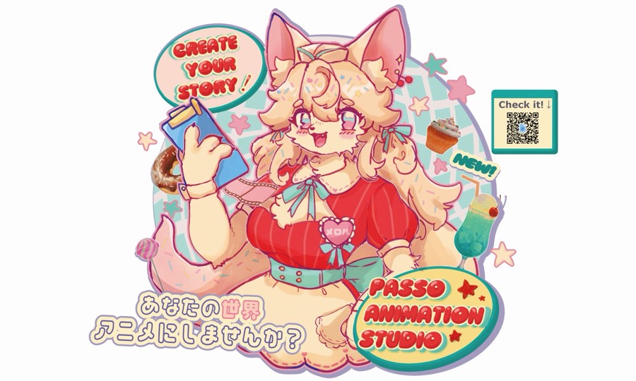 この方が描いたスタジオの宣伝イラスト